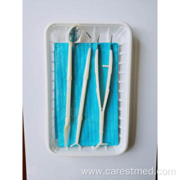 CE approved Disposable Dental Examination instruments Kits